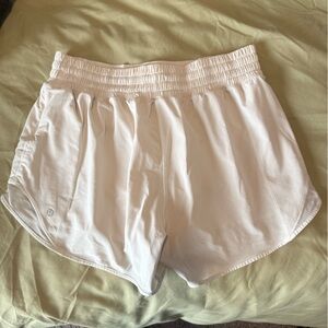 Lululemon Athletica White Athletic Shorts